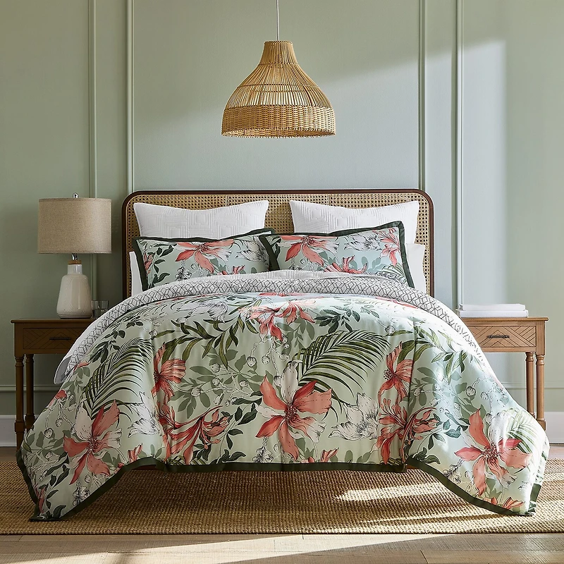Liz Claiborne Ellis 3-pc. Floral Reversible Duvet Cover Set
