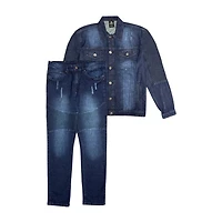Royal Threads Mens Long Sleeve Tuxedo Set