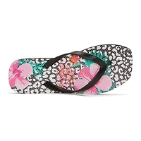 Mixit Womens Square Toe Flip-Flops