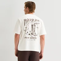 Xersion Mens Round Neck Short Sleeve Regular Fit Graphic T-Shirt