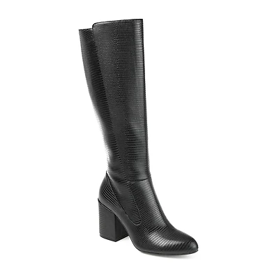 Journee Collection Womens Tavia Block Heel Dress Boots