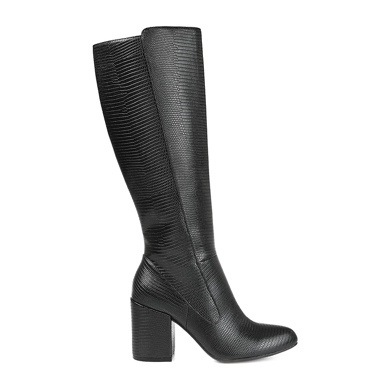 Journee Collection Womens Tavia Block Heel Dress Boots