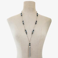 Liz Claiborne Tassel Womens Round 30 Inch Pendant Necklace