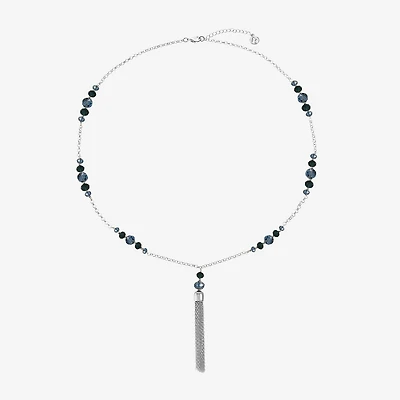 Liz Claiborne Tassel Womens Round 30 Inch Pendant Necklace