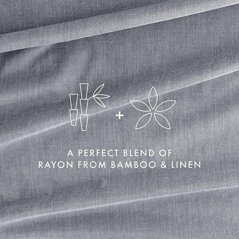Casual Comfort Linen Rayon From Bamboo Deep Pocket Sheet Set