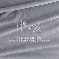 Casual Comfort Linen Rayon From Bamboo Deep Pocket Sheet Set