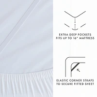 Casual Comfort Linen Rayon From Bamboo Deep Pocket Sheet Set