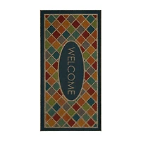 Mohawk Home Ornamental Crosshatch Polyester 24"X48" Doormat