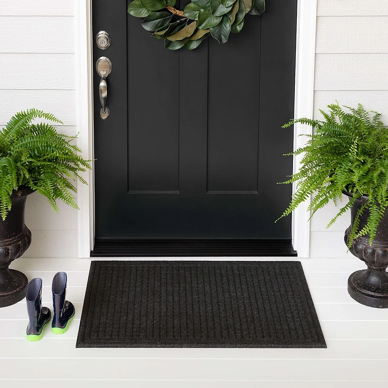 Mohawk Home Waffle Grid Impressions Utility Polyester Doormat