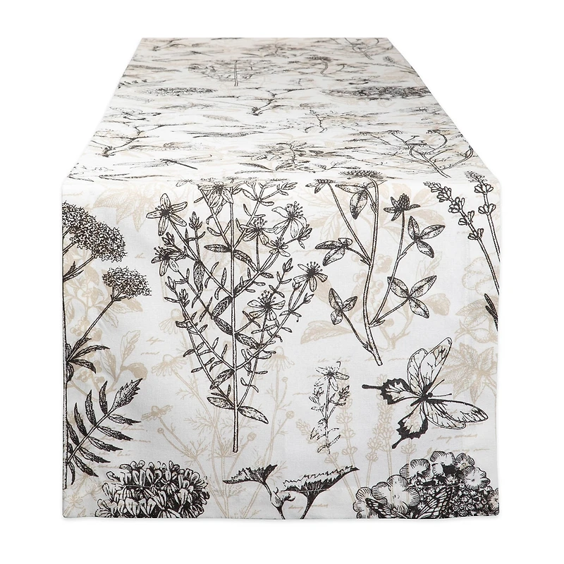 Design Imports Botanical Table Runner