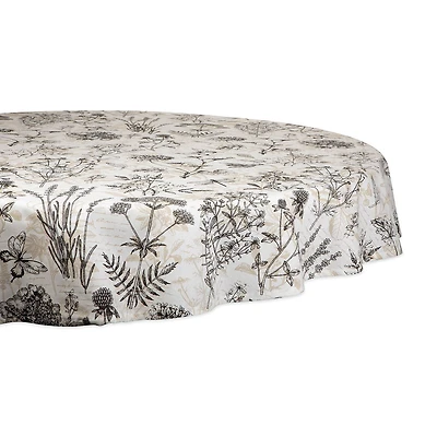 Design Imports Botanical Tablecloth