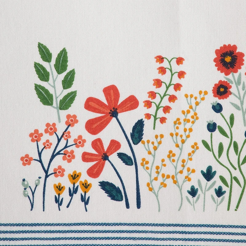 Design Imports Flower Garden Embellished Table Runner