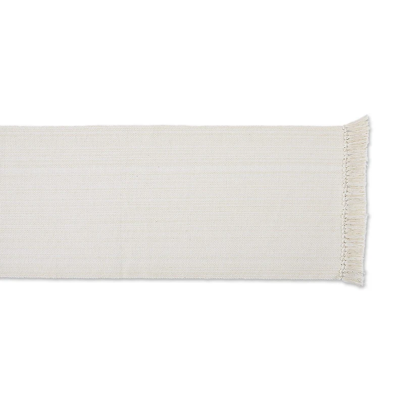 Design Imports Natural Variegated Fringe Table Runner