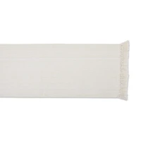 Design Imports Natural Variegated Fringe Table Runner