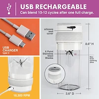 Bionic Blade Portable Rechargeable Blender with 26oz Cup