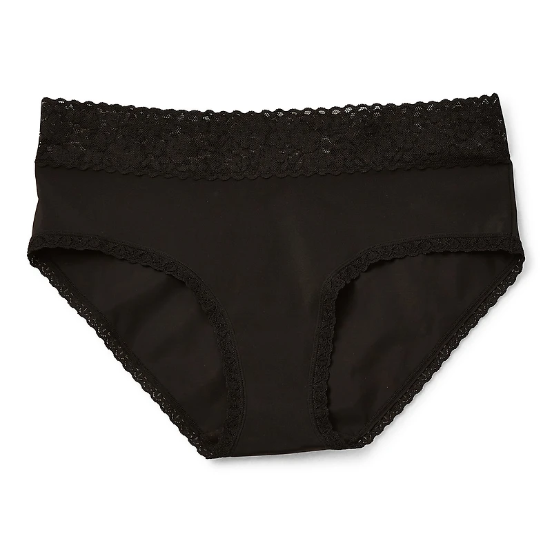 Ambrielle Everyday Hipster with Lace Trim Panty