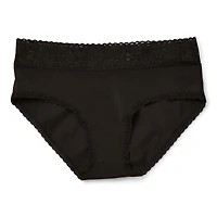 Ambrielle Everyday Hipster with Lace Trim Panty