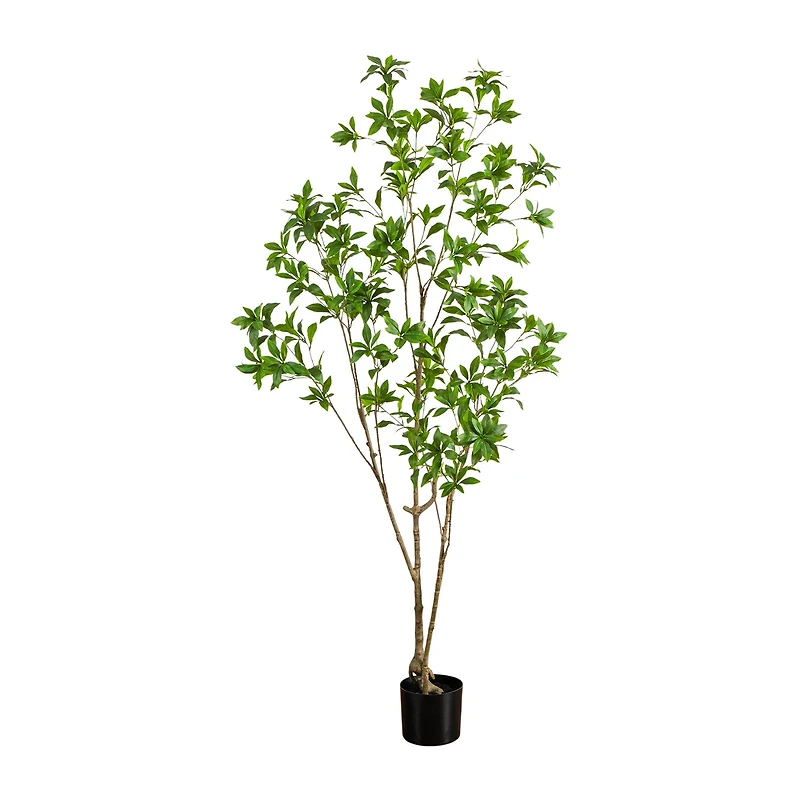 Nearly Natural 6ft Minimalist Japanese Pieris Indoor Artificial Tree