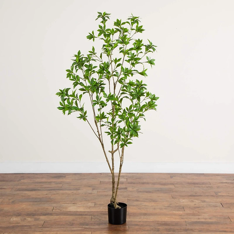 Nearly Natural 6ft Minimalist Japanese Pieris Indoor Artificial Tree