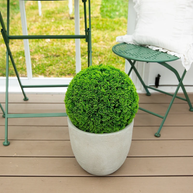 Nearly Natural 16" Mediterranean Cypress Artificial Plant