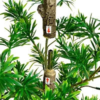 Nearly Natural 4ft Podocarpus Indoor Outdoor Artificial Tree