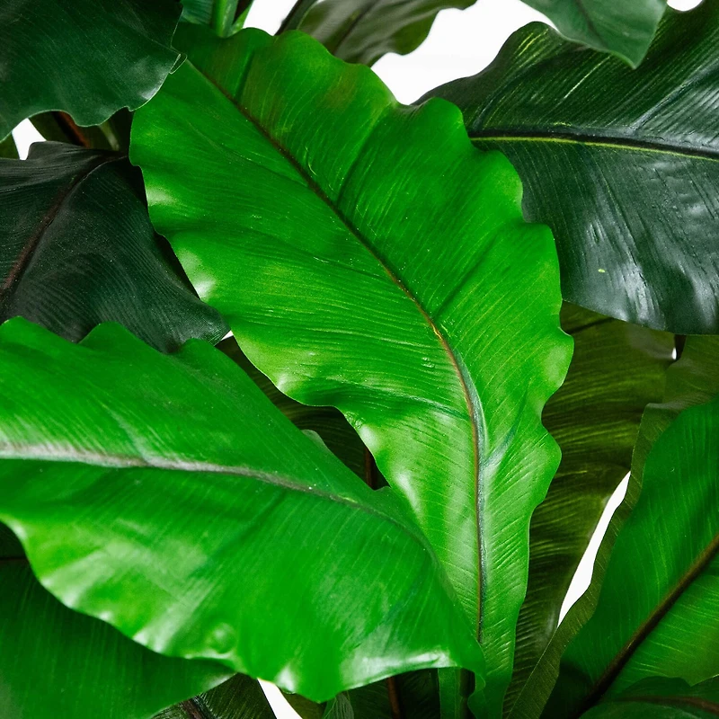 Nearly Natural 6ft Bird Nest Fern Indoor Outdoor Artificial Tree