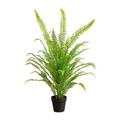 Nearly Natural 3ft Boston Fern Artificial Plant
