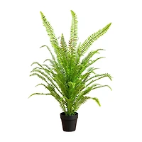 Nearly Natural 3ft Boston Fern Artificial Plant