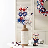 Glitzhome Stars And Donuts Picks Floral Arrangement