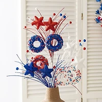 Glitzhome Stars And Donuts Picks Floral Arrangement