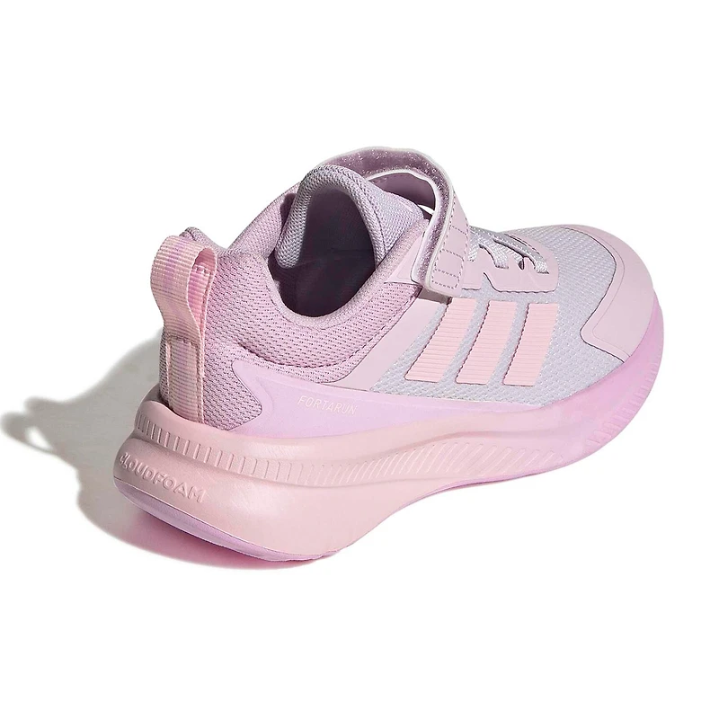 Adidas Cloudfoam Fortarun 4.0 Little Kid Girls Running Shoes