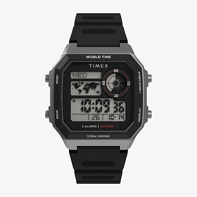 Timex Mens Digital Black Strap Watch Tw5m68800jt