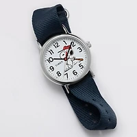 Timex Timex Peanuts Weekender 38mm Baseball Blue Strap Watch Tw2y51400jt Mens Blue Strap Watch Tw2y51400jt