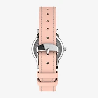 Timex Womens Pink Leather Strap Watch Tw2y67000jt