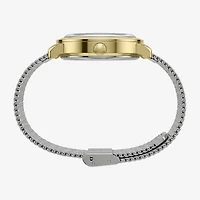 Timex Womens Silver Tone Stainless Steel Bracelet Watch Tw2y48800jt
