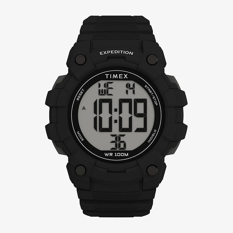 Timex Mens Digital Black Strap Watch Tw4b35200jt