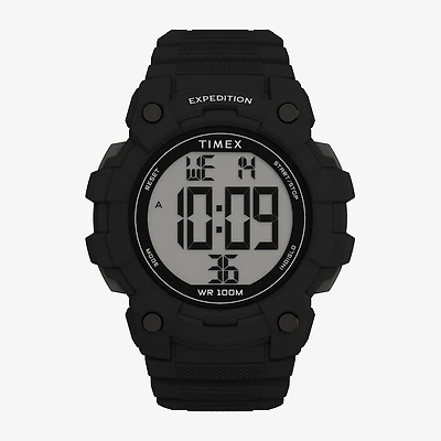 Timex Mens Digital Black Strap Watch Tw4b35200jt
