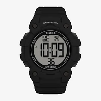 Timex Mens Digital Black Strap Watch Tw4b35200jt