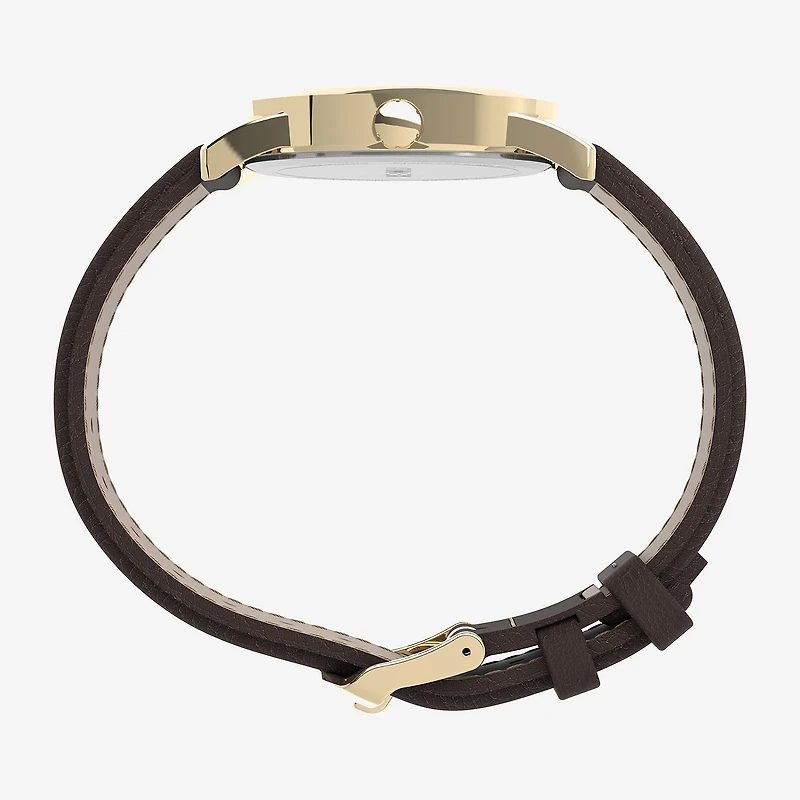 Timex Mens Brown Leather Strap Watch Tw2p75800jt