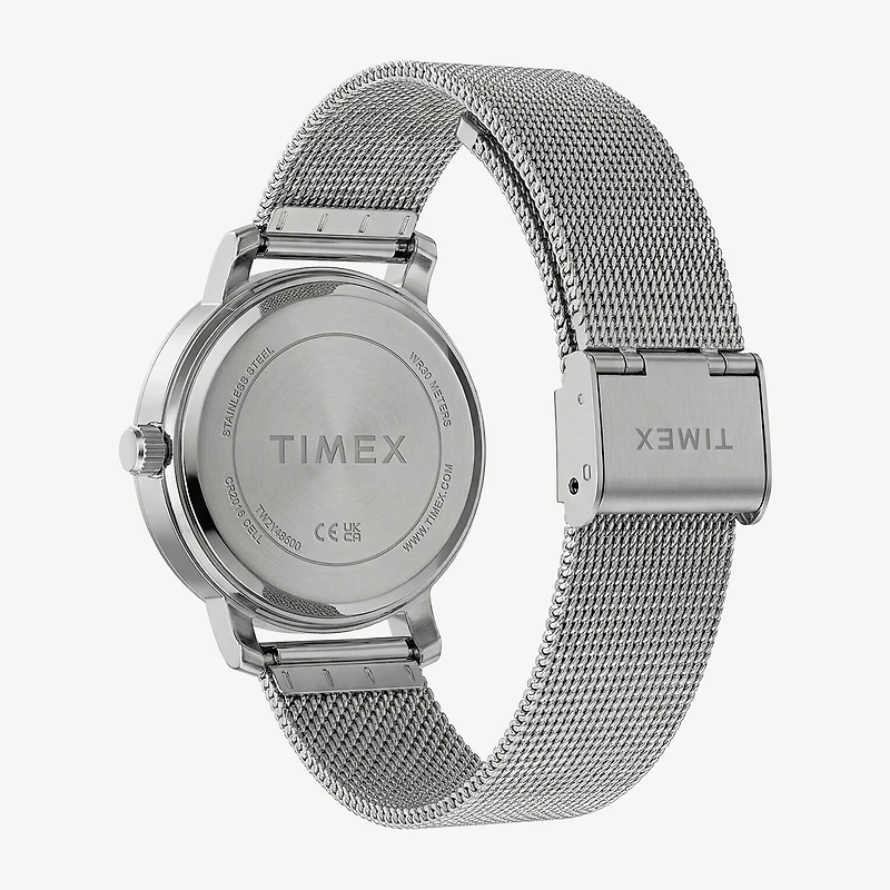 Timex Womens Silver Tone Stainless Steel Bracelet Watch Tw2y48600jt