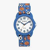Timex Boys Blue Strap Watch Tw2y59900jt