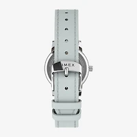 Timex Womens Blue Leather Strap Watch Tw2y67100jt