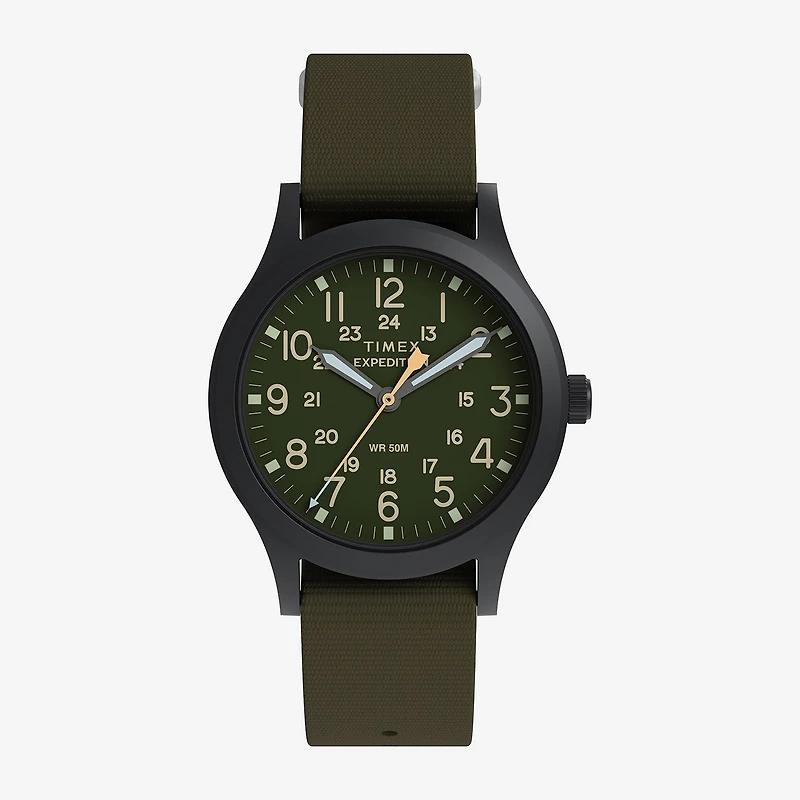 Timex Mens Green Strap Watch Tw2y62900jt