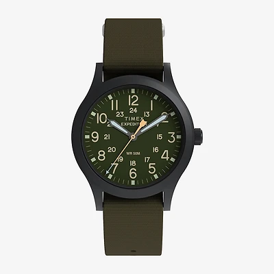 Timex Mens Green Strap Watch Tw2y62900jt