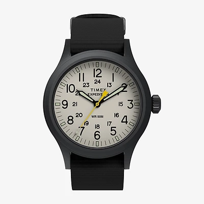 Timex Mens Black Strap Watch Tw2y63200jt