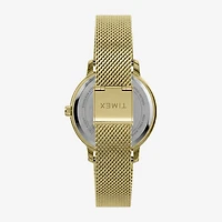Timex Womens Gold Tone Stainless Steel Bracelet Watch Tw2y48700jt