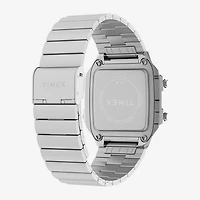 Timex Mens Digital Silver Tone Stainless Steel Bracelet Watch Tw5m68900jt