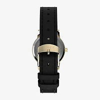 Timex Womens Black Leather Strap Watch Tw2y67200jt
