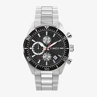 Timex Mens Silver Tone Stainless Steel Bracelet Watch Tw2y56900vq
