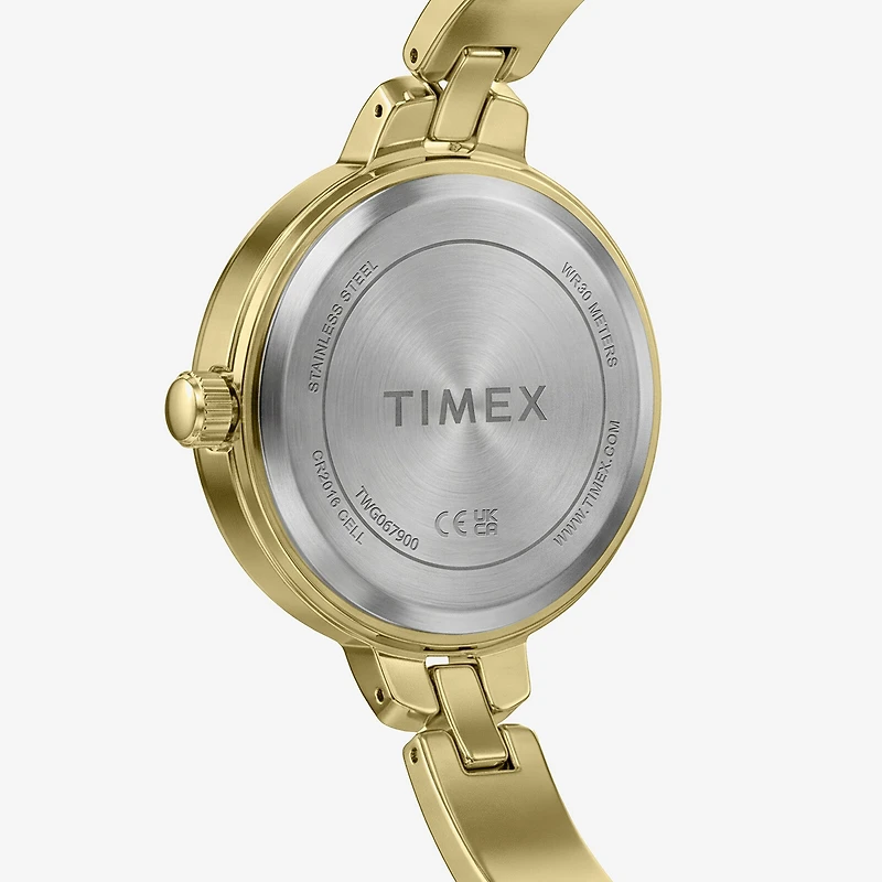 Timex Womens Gold Tone 2-pc. Watch Boxed Set Twg067900vq